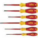 Set de 6 tournevis Wiha SoftFinish electric slimFix / pce