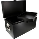 Coffre de chantier 50L en tôle 550x300x300 mm / pce