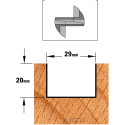 Straight Groove Router Bit Ø29mm per piece