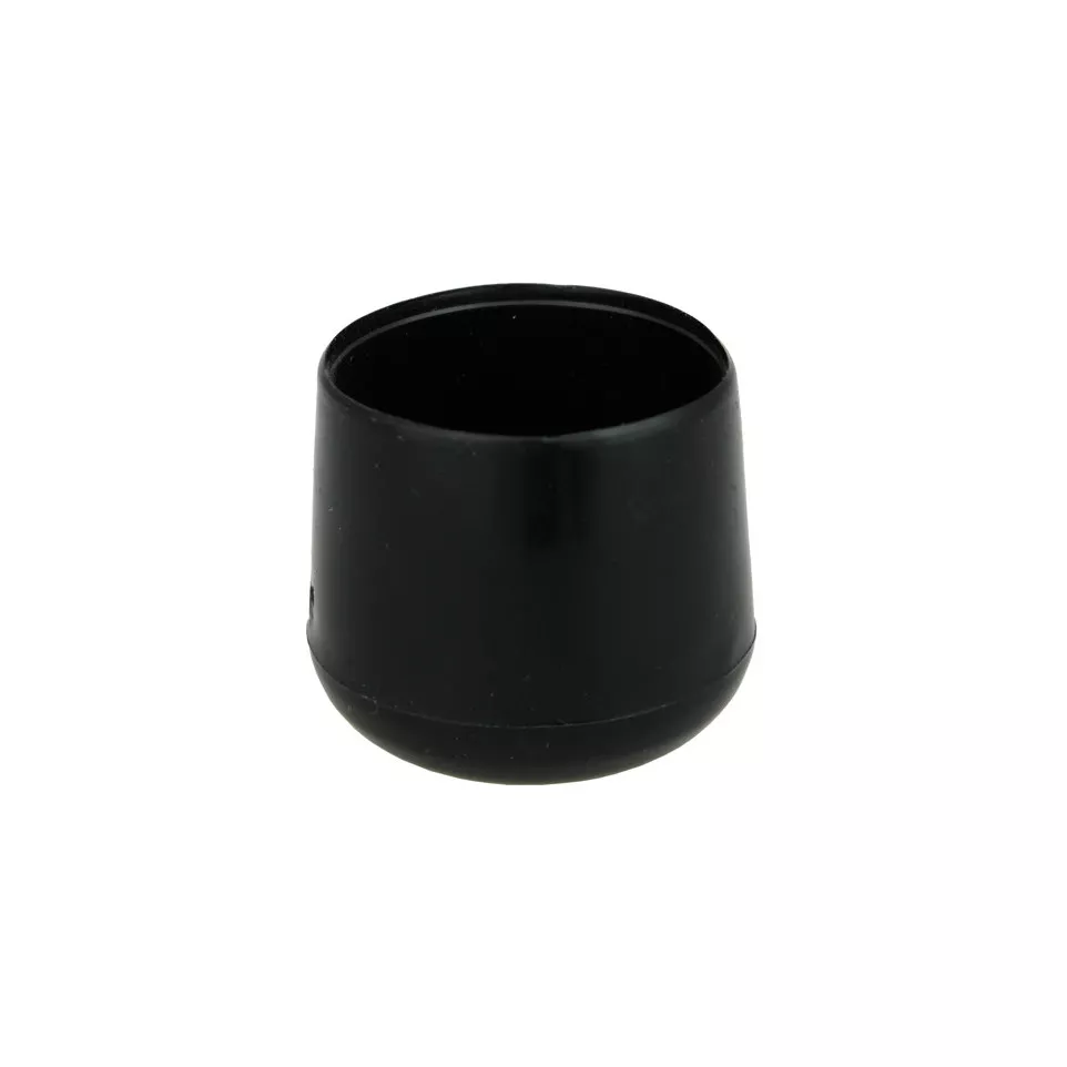 Round Black PVC Furniture Glide Ø30mm...