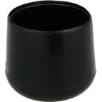 Round Black PVC Furniture Glide Ø30mm / pc