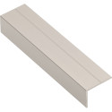 Brons geanodiseerd aluminium "L" profiel voor 18mm dikke houten panelen, voor ERGO 18, NOVO S 18 en LOCA 18 schuivers, lengte 3m