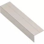 Profil traverse \"L\" aluminium anodisé bronze pour panneaux bois épaisseur 18mm, pour coulissant ERGO 18, NOVO S 18 et LOCA 18 lo