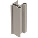 Profil poignée LOCA 18/4 aluminium anodisé bronze pour panneaux bois épaisseur 18mm ou verre épaisseur 4mm longueur 3,05m / 3.05