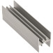 Top Bronze Anodized Aluminum Upper Profile for Sliding Doors NOVO S 18/4 and LOCA 18/4 Length 6m