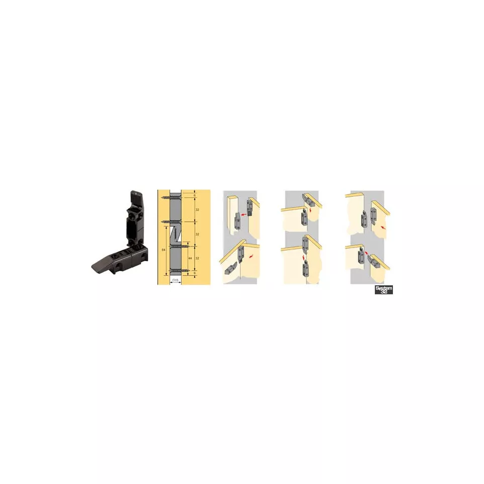 Hettich Universele Muticlip PVC...