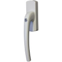 Roto Patio 3150Z/4180Z White Aluminum Left-Keyed Handle without Fork / pc
