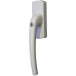 Sleutelgreep Roto Patio 3150Z/4180Z Alu wit links zonder aandrijfvork / pce