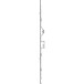 Roto Fixed Height Cremone Bolt for French Door Window 25mm Backset 1000mm Handle 2001-2200mm Height per piece