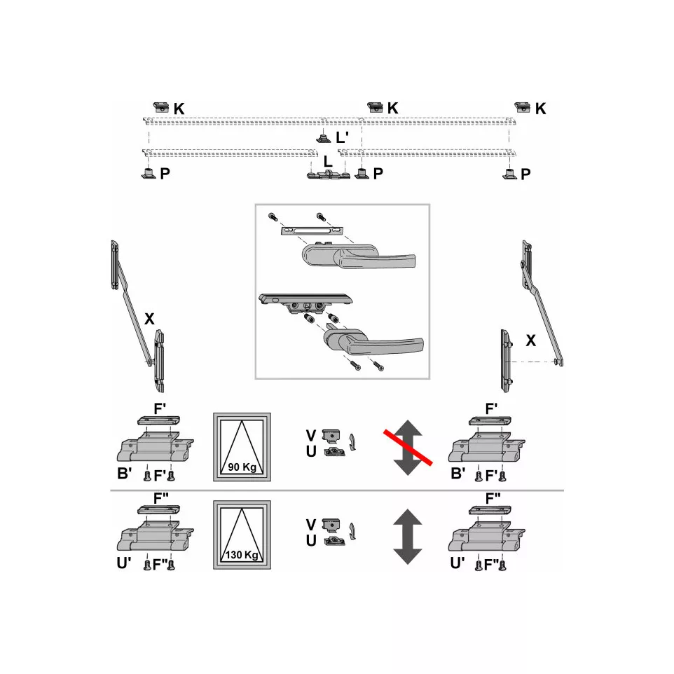 Roto ALU 540i non-adjustable simple...