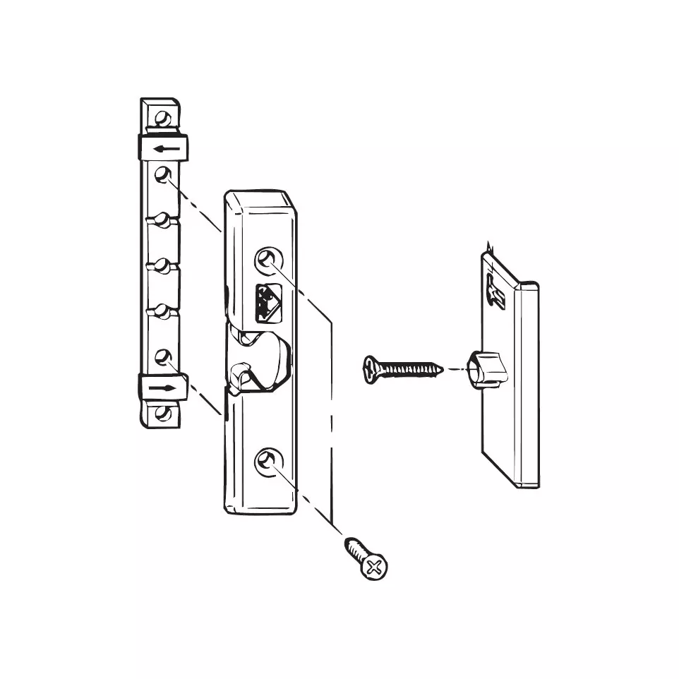 Screw-On Latch Kit ALU400/540/600 per...
