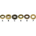 Quincalux Brass Wear Rings for Hinges per piece