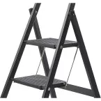 Little Giant Compact Total Black 3-Step Ladder / piece