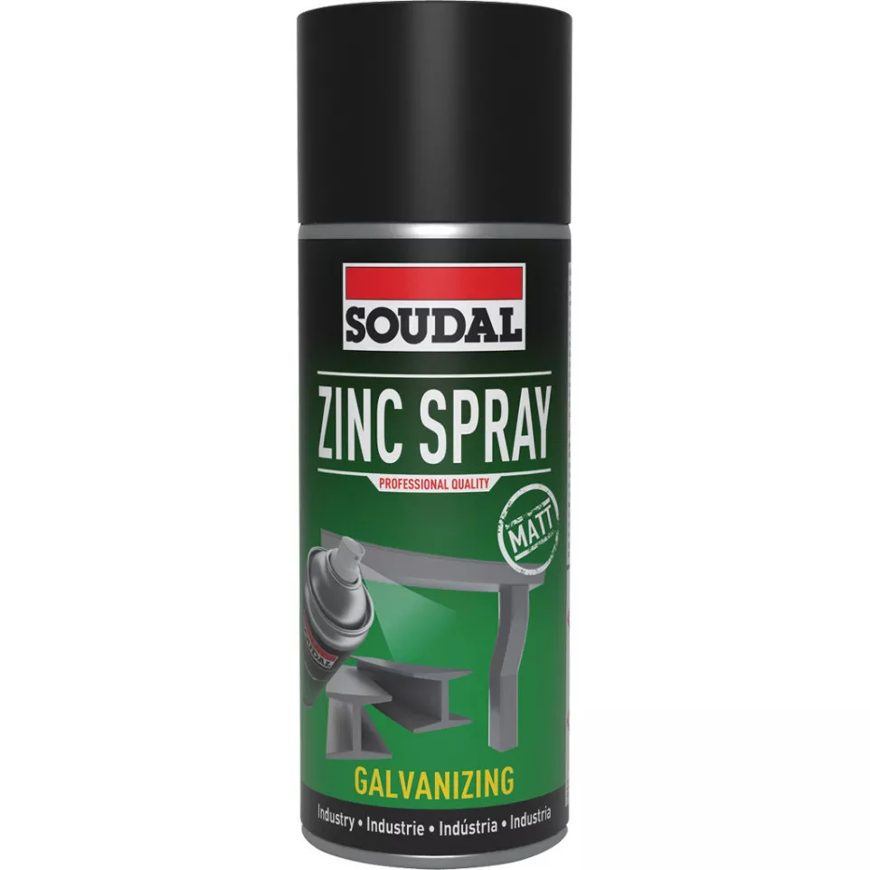 Spray 400ml Zinc mat Soudal / 400ml