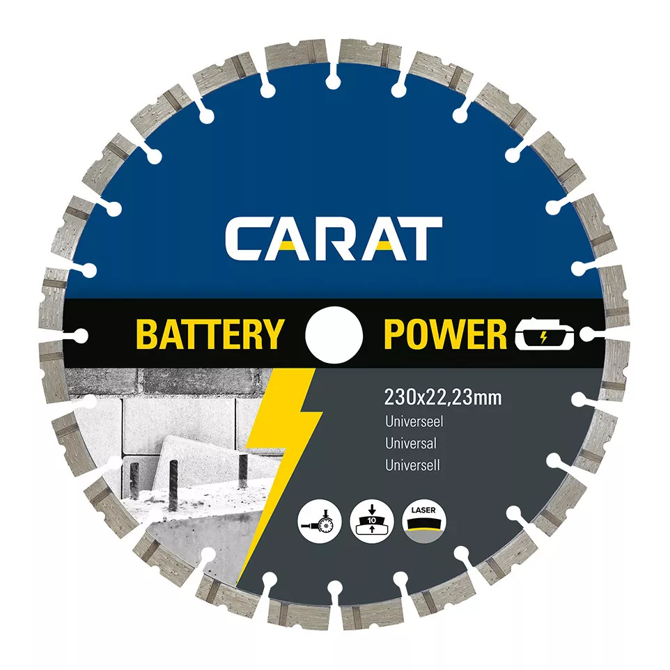 Disque laser Carat Ø125mm spécial...