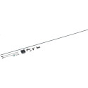 Double Door Coordinator for Dormakaba ED 100 and ED 250 (hinge spacing 1450 to 2800 mm) per piece