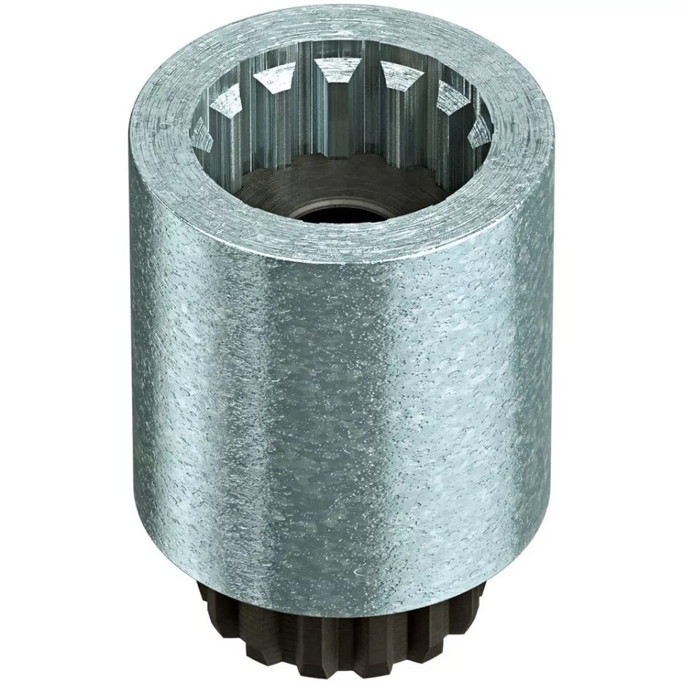 Asverlenging 30mm / pce