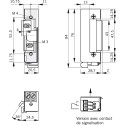 Gâche électrique à boîtier symétrique Dormakaba 137 RR 12 Vdc sans tétière / pce