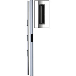 Profil bandeau avec ventouses intégrées DIAX BO900RP3M + signalisation (3 ventouses) 300kg / 3m