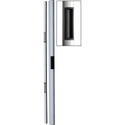 Profil bandeau avec ventouses intégrées DIAX BO600RP3M + signalisation (2 ventouses) 300kg / 3m