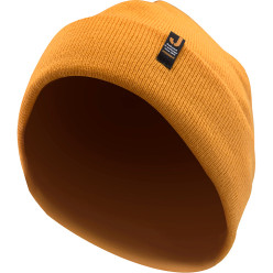 Oranje geribbelde acryl muts Jobman 9043 één maat / pce