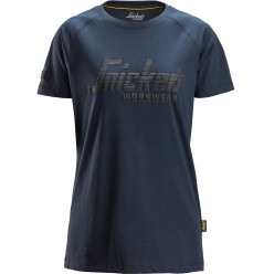 T-shirt femme avec logo Snickers 2597 navy mel S / pce