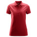 Women's Short Sleeve Polo Shirt Snickers 2702 Red Size S per Piece
