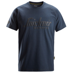 Snickers Workwear Classic Logo Short Sleeve T-shirt Navy Blue M / Piece