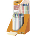 Bic 4 Colours Mineral Tones Ballpoint Pen Display of 30 Assorted