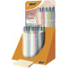 Bic 4-kleurenbalpen Mineral Tones, display van 30 stuks, assorti