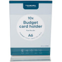 Europel folderhouder Budget, met T-voet, ft A6, staand, pak van 10 stuks