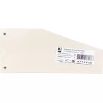 Q-CONNECT intercalaires trapèze, paquet de 100 pièces, chamois