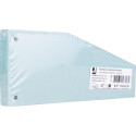 Q-CONNECT trapezium verdeelstroken, pak van 100 stuks, blauw
