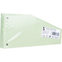 Q-CONNECT trapezium verdeelstroken, pak van 100 stuks, groen