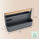Leitz organisateur bureau portable, avec poignée, feutre, gris