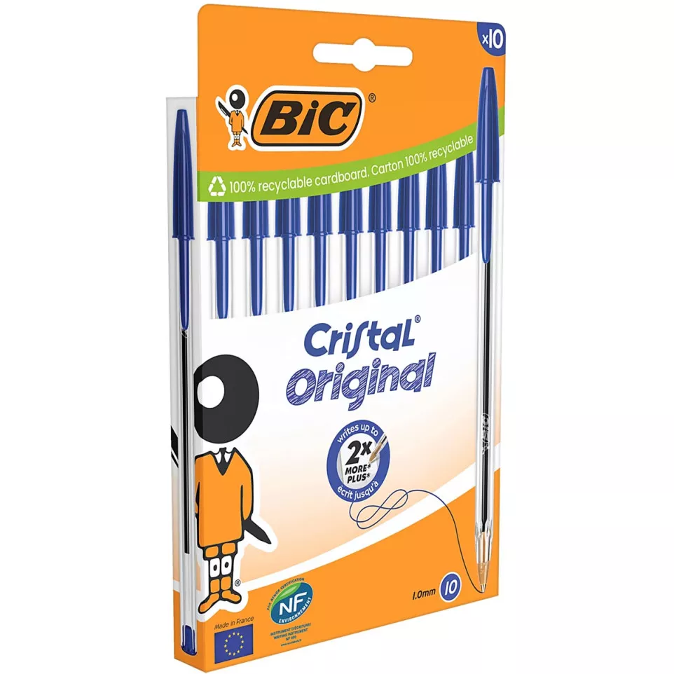 Bic balpen Cristal Medium, blauw,...