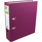 Q-CONNECT classeur, pour ft A4,en Recycolor papier, dos de 8 cm, pourpre