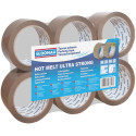 DONAU Hot-Melt Packaging Tape 50 Microns 48 mm x 66 m Brown