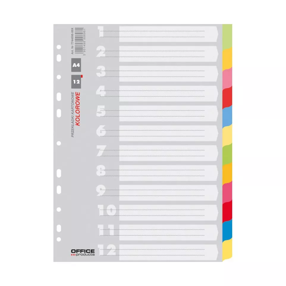 OFFICE products tabbladen, A4,...