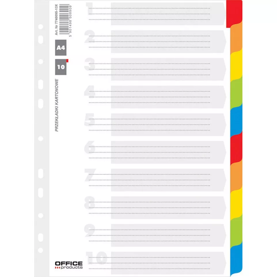 OFFICE products tabbladen, A4,...