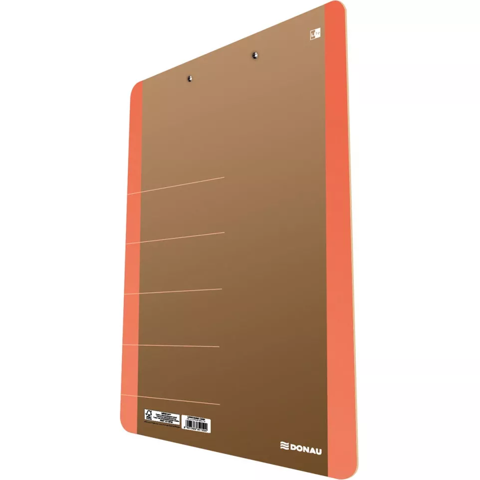 DONAU Clipboard A4 Rigid Cardboard...