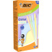 Bic balpen Cristal Medium pastel, doos van 20 stuks, assorti