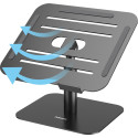 Fellowes Alumia kantelbare laptopstandaard, zwart