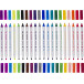 Bruynzeel Kids viltstiften Twin Point, set van 20 stuks in geassorteerde kleuren