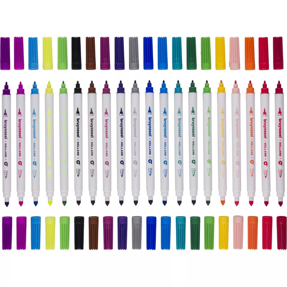 Bruynzeel Kids Twin Point Felt Tip...