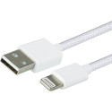 Greenmouse Lightning kabel, USB-A naar 8-pin, 2 m, woven