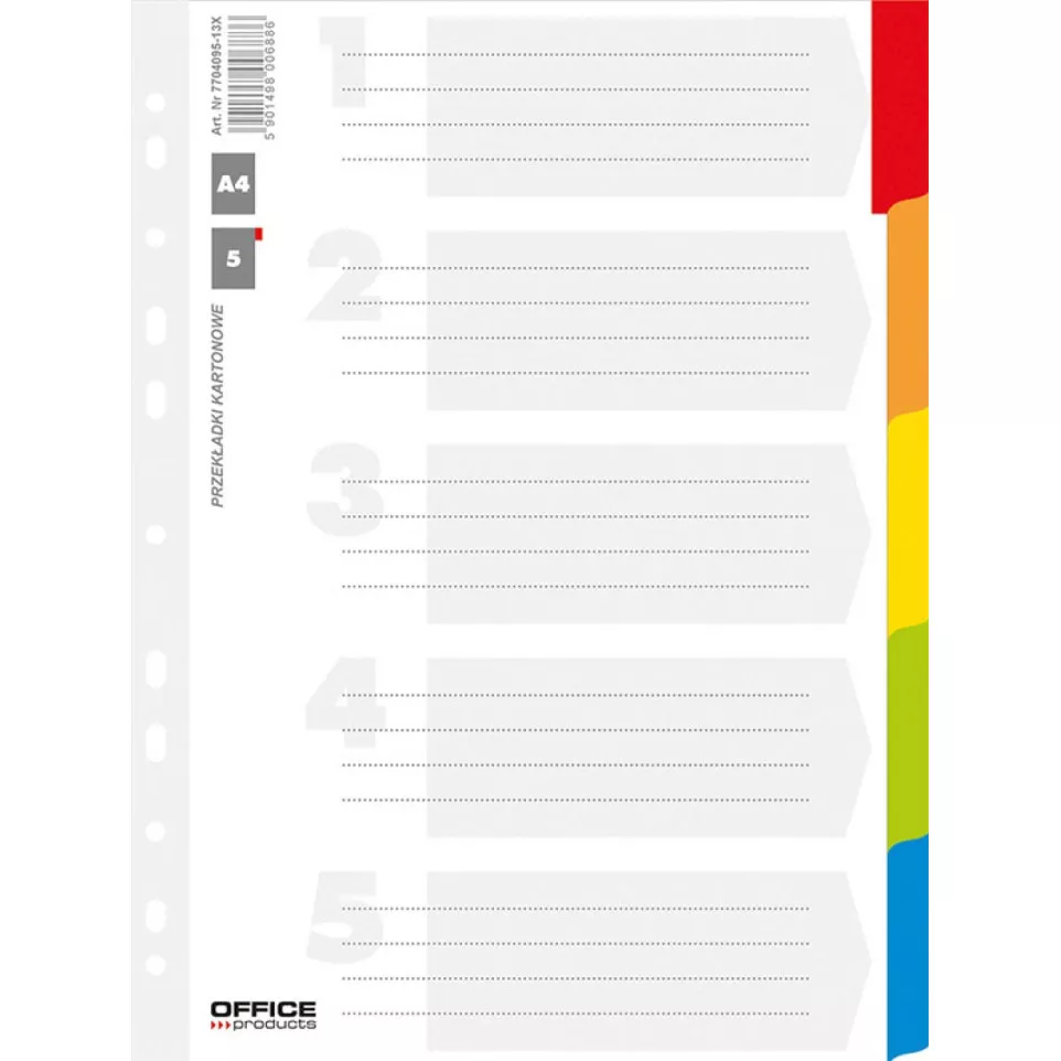 OFFICE products tabbladen, A4,...