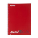 OFFICE products cahier à reliure spirale, A4, 80 feuilles, ligné