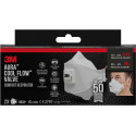 3M Aura 9332+ Comfort Cool Flow Respirator Mask FFP3 with Valve Pack of 2