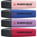 STABILO BOSS ORIGINAL NatureCOLORS Wildflower markeerstift, etui van 4 stuks, assorti